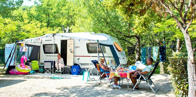 Emplacement camping
